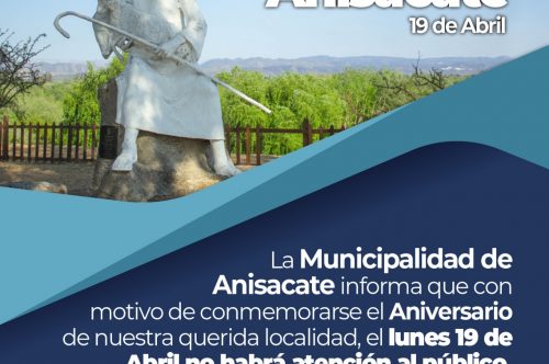 El lunes 19 de abril NO habrá atención al público